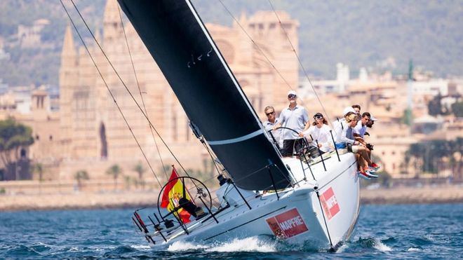 La flota de la Copa del Rey Mapfre de vela, lista para iniciar la lucha en aguas de la bahía de Palma