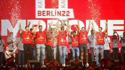 España celebra por todo lo alto la gesta del Eurobasket