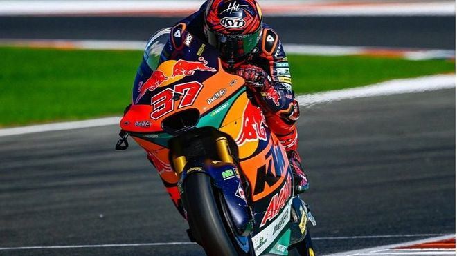 Augusto Fernández arrancará tercero en Cheste