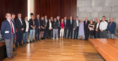 Angel Sánchez Rivero, Sergio Rodríguez y Los Gofiones, Premios Canarias 2018