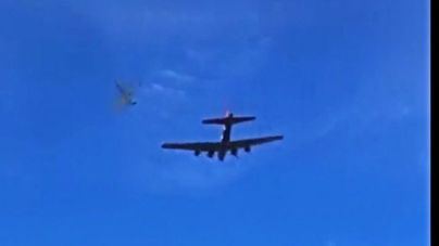 Impactantes imágenes de un accidente aéreo en Dallas