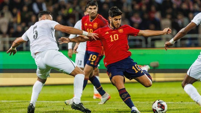 Victoria de España ante Jordania