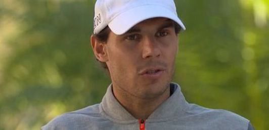Rafa Nadal: 'Hay mucha gente que trabaja y que se esfuerza, yo me siento afortunado'