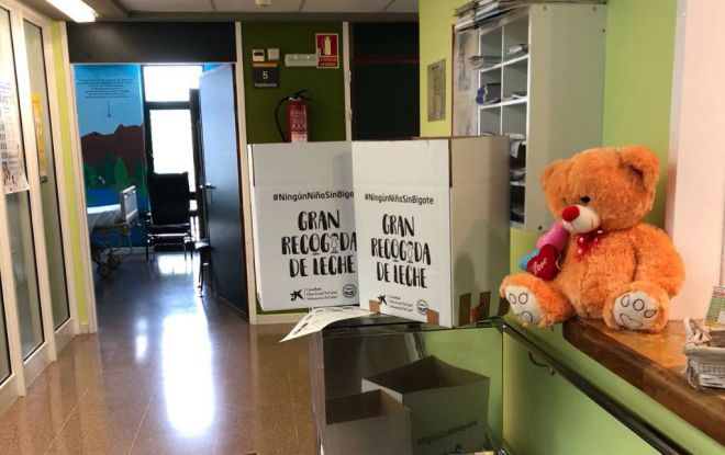 El Hospital General de La Palma se suma a la campaña de recogida de leche ‘Ningún niño sin bigote’