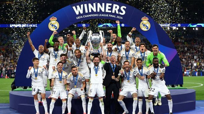 El Real Madrid levanta su decimoquinta Champions en Wembley