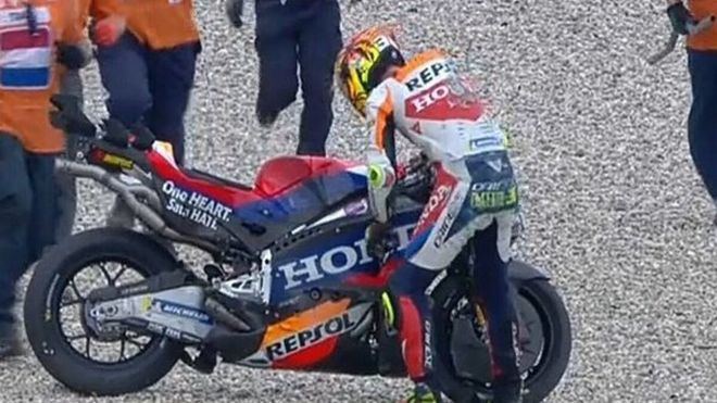 MotoGP: caída de Mir, puntos para Augusto y victoria de Bagnaia