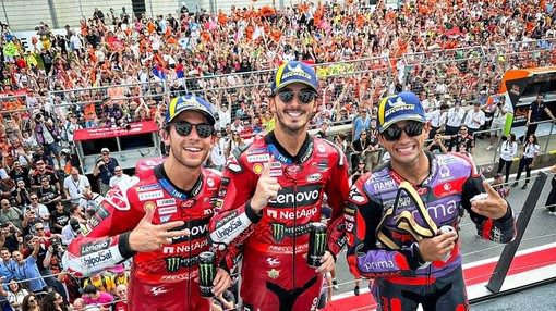 MotoGP: victoria de Bagnaia, decimoquinto puesto de Augusto y Mir se queda sin puntos