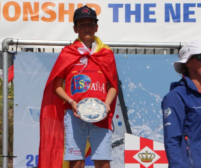 David Santacreu, segundo en el Campeonato de Europa de Optimist