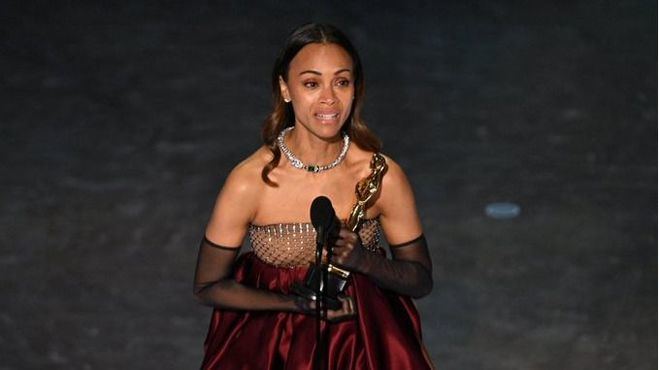 Zoe Saldaña, la ganadora del Oscar