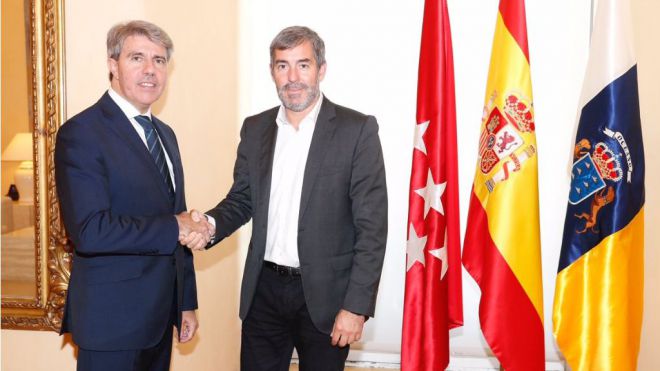 Clavijo comparte con Garrido la petición para que se reabra la negociación de la financiación autonómica