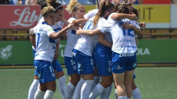 Triunfo de la UDG Tenerife Egatesa ante el Valencia CF