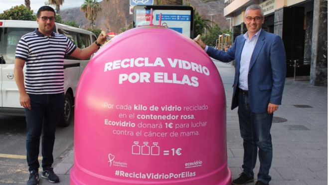 ‘Recicla vidrio por ellas’ con motivo del Día Mundial del Cáncer de Mama