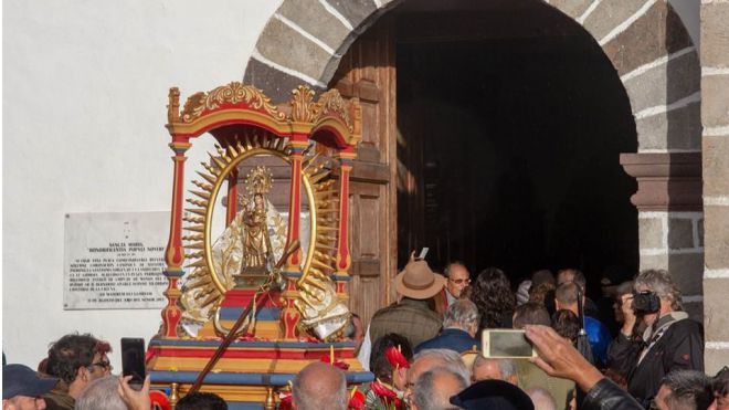 La Virgen de Guadalupe visita Chipude