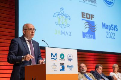 Antonio Morales revalida el compromiso del Cabildo de impulsar todas las iniciativas vinculadas a la economía azul