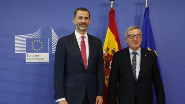 El Rey recibirá a Juncker el jueves en Las Palmas en el marco del foro de regiones ultraperiféricas