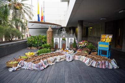 La carreta del Cabildo portará en la popular Romería-Ofrenda del Pino más de una tonelada de productos
