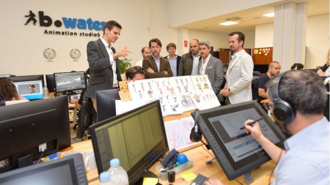 La empresa de animación B Water Studios cumple su primer año en Tenerife con 90 personas en plantilla
