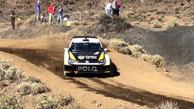 Raúl Capdevila-M. Quintero, sobresalientes en el complicado Slalom de El Hierro