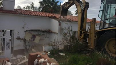 Desalojada la última casa de maestros ocupada en el IES El Tablero I-Aguañac