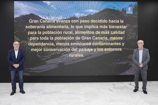 Morales asegura que Gran Canaria avanza hacia la soberanía alimentaria