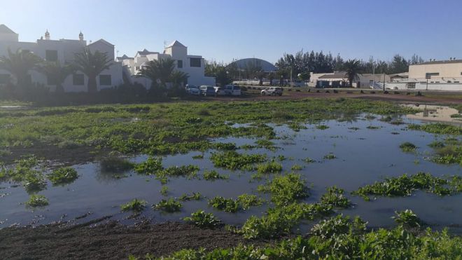 Cs denuncia vertidos fecales en la zona residencial Marcastel (Yaiza)