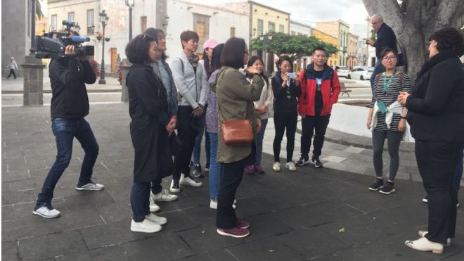 Ocho periodistas y tres blogueros chinos darán a conocer Telde y la ruta de Sanmao