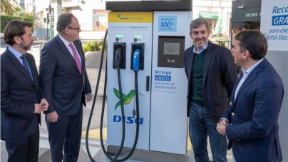 El Grupo DISA abre un punto de recarga para coches y bicicletas eléctricas