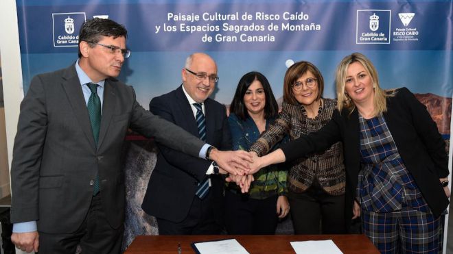 Risco Caído recibe el respaldo de los parlamentos de Extremadura, Asturias, Murcia y Canarias