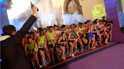 Agoney Díaz y Carlota González, vencedores en la IX Carrera Nocturna Ciudad de La Laguna