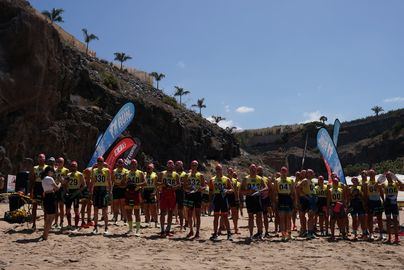 Andrés Díaz y Alejandra Rodríguez suben a lo más alto del podio de la Tenerife SwimRun - Guía de Isora