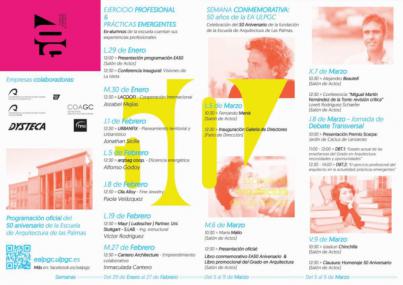 La Escuela de Arquitectura continua la celebración de su 50 aniversario