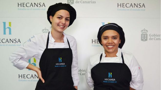 Dos alumnas de Hecansa participan en la final del concurso de escuelas de cocina Protur Chef 2019