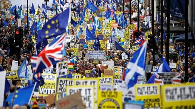 Londres vive la mayor movilización contra el Brexit de la historia