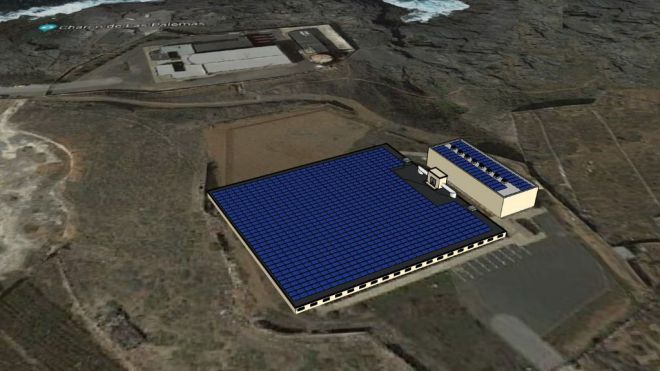 El Cabildo adjudica la instalación de 988 placas fotovoltaicas en la desaladora de Arucas-Moya