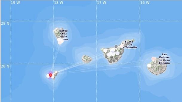 Registran hasta 33 terremotos entre Tenerife y Gran Canaria