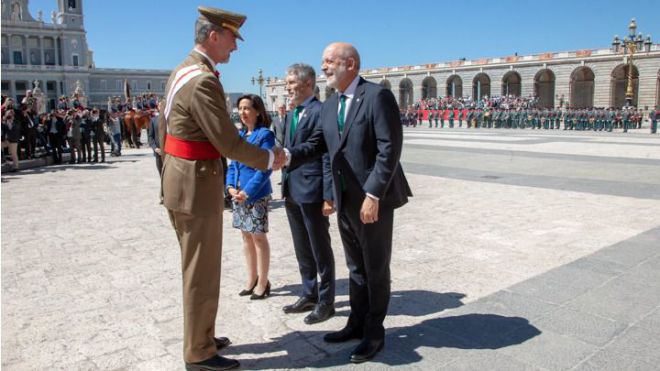 Los Reyes presiden el Acto Conmemorativo del 175 Aniversario de la Fundación de la Guardia Civil