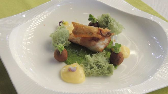 Daniel Tejera Pérez, mejor chef joven de Canarias con un plato de morena frita inspirado en el mar