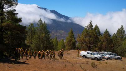 Política Territorial pone a punto el dispositivo contra incendios con un gran simulacro en La Palma