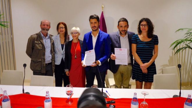 PSOE, Unidas se Puede y Avante sellan un 'pacto de progreso' en La Laguna