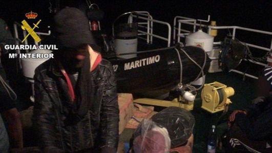 Interceptada una zodiac con 720 kilos de hachís al sur de Gran Canaria y detenidos sus tres ocupantes
