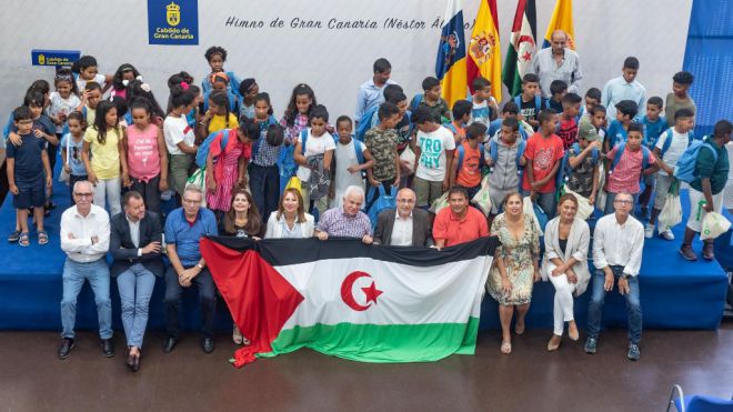 Más de 60 menores saharauis disfrutan de sus Vacaciones en Paz en Gran Canaria