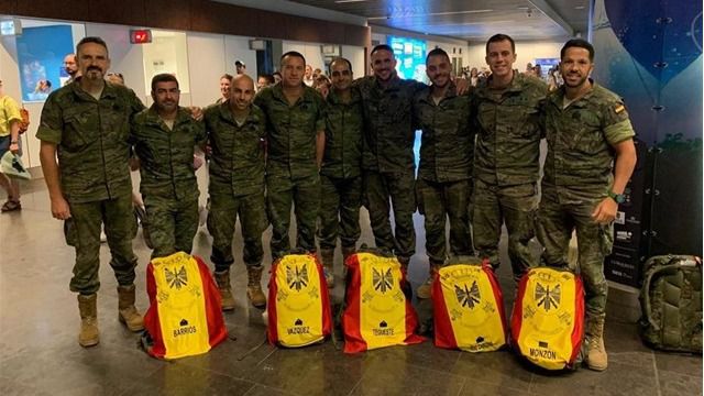 Los integrantes del Regimiento de Artillería Antiaérea Nº 94 regresan a Gran Canaria tras su misión en Turquía