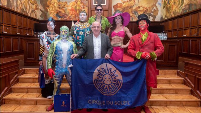El Circo del Sol rueda un vídeo de Gran Canaria para mostrar al mundo sus bellezas