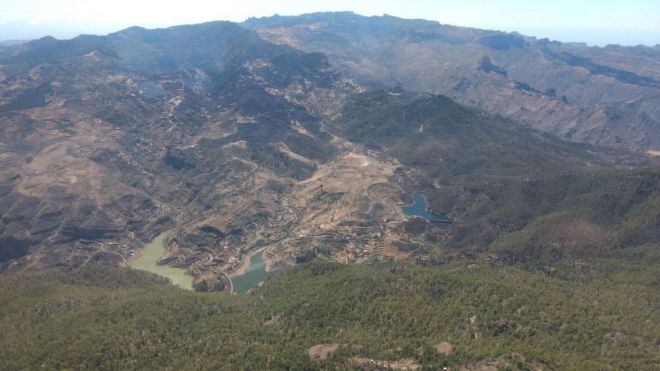 El incendio de Gran Canaria se da por controlado