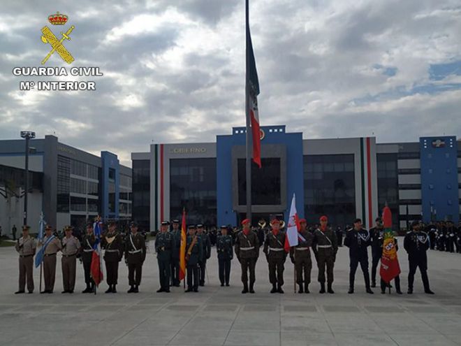 La Guardia Civil participa en el desfile del CCIX Aniversario del Inicio del Movimiento de Independencia de México