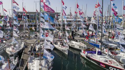 Las Palmas de Gran Canaria, protagonista en la salida de la regata Mini Transat en La Rochelle