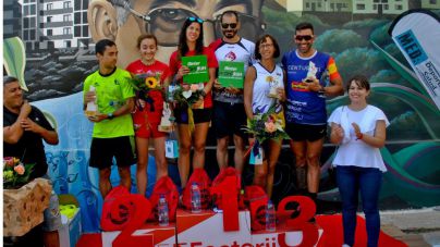 La VIII Carrera Benéfica del Suroeste recauda 800 kilos de alimentos no perecederos