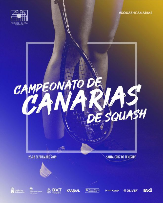 Santa Cruz de Tenerife acoge el campeonato de Canarias de Squash del 25 al 28 de septiembre