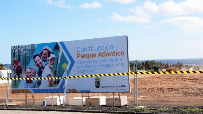 Yaiza resuelve el contrato de obras del Parque Atlántico por incumplimiento de la empresa