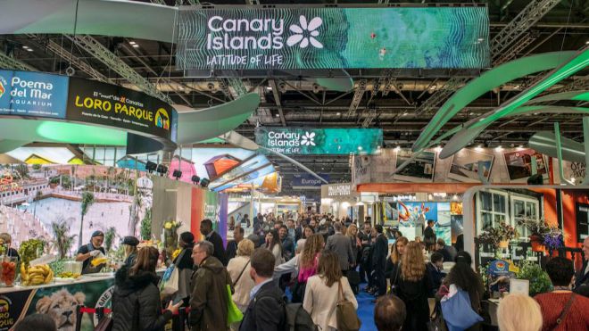 Éxito de público y profesionales en el Pabellón de Canarias